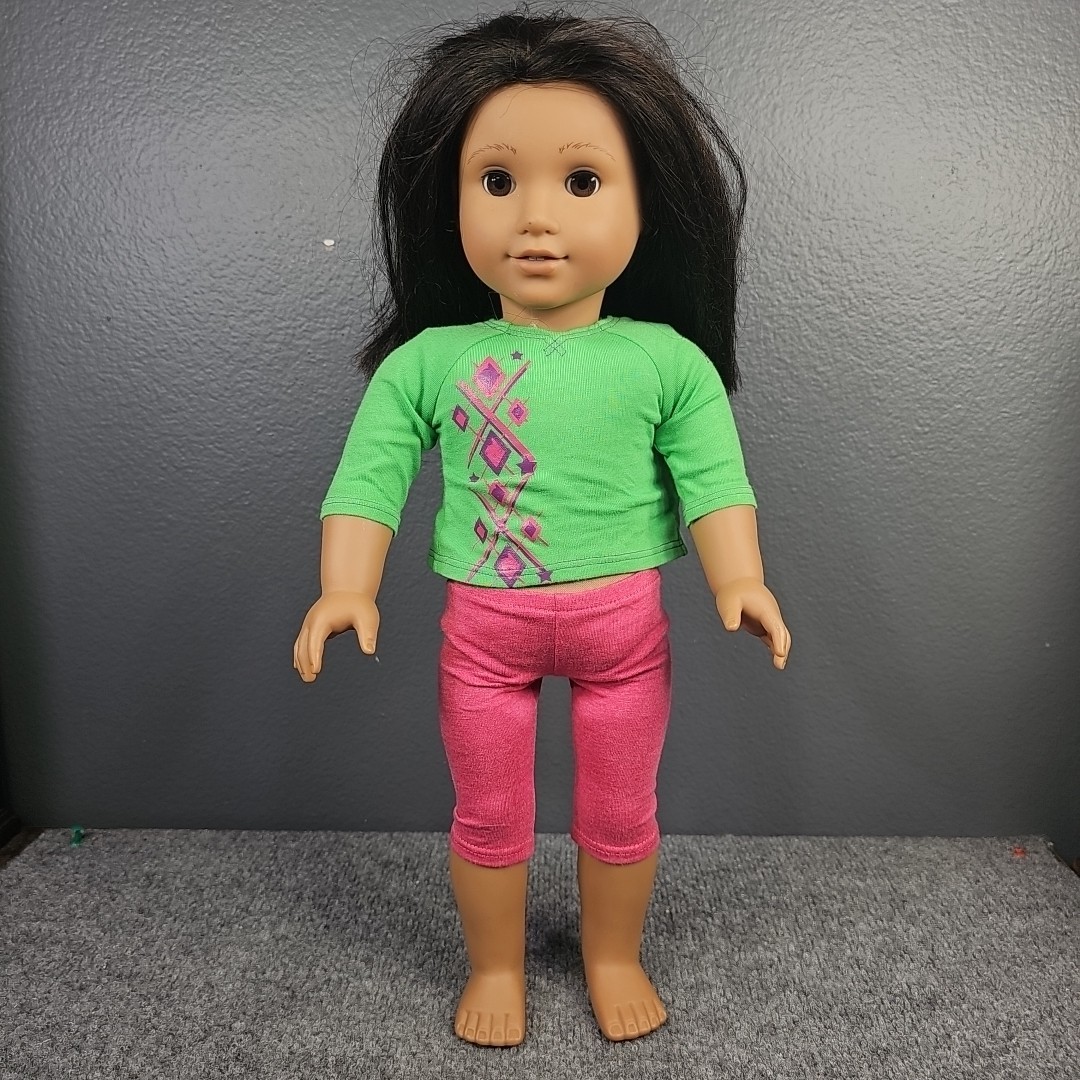 American Girl Truly Me Doll Brown Eyes Dark Brown Hair 18
