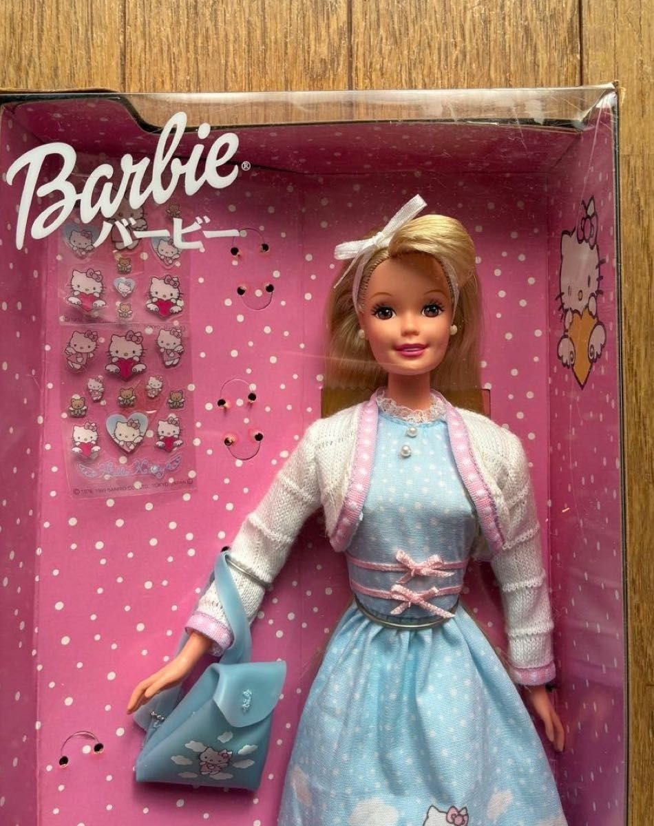 Barbie Hello Kitty Collaboration Doll SANRIO Collector Limited Figure Unused