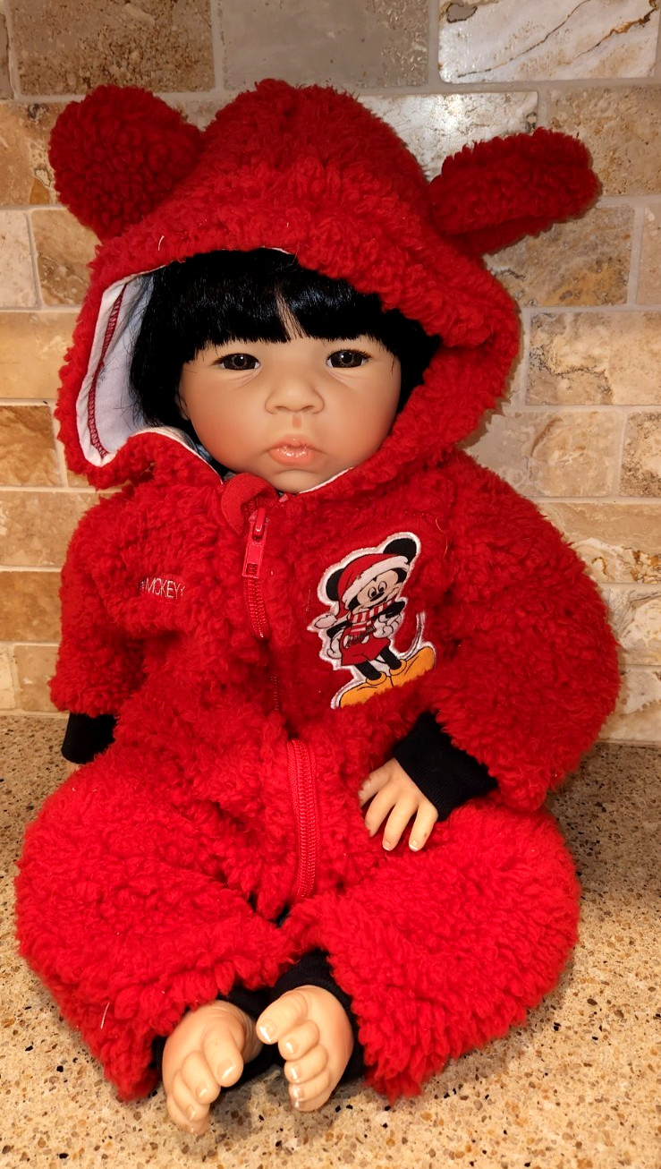 Paradise Galleries Realistic Reborn Asian Baby Doll With Clothes 22″