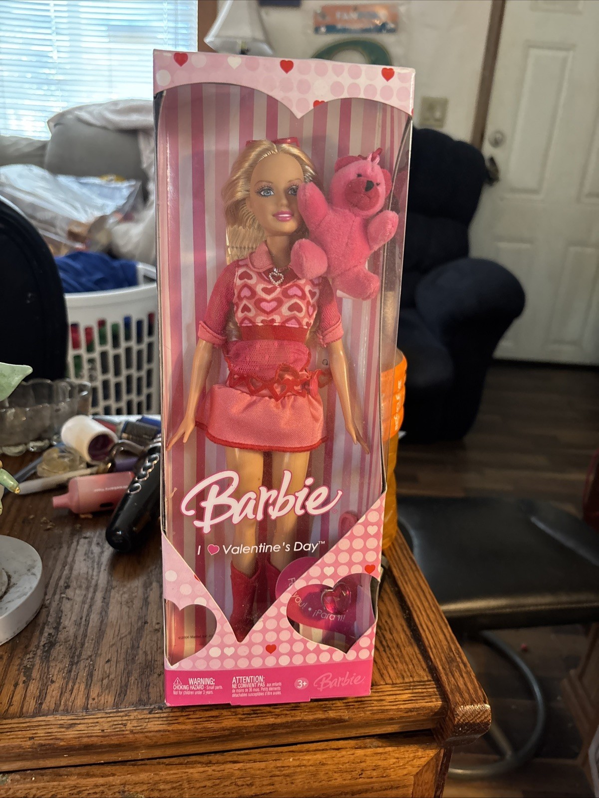 2006 BARBIE DOLL – I ❤️ Valentine’s Day – Mattel – NIB – NRFB – J9191