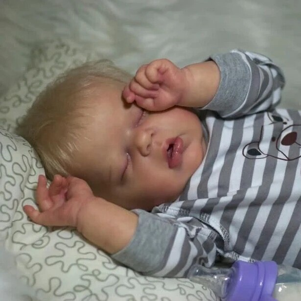 22” Reborn Toddler Doll Ruby – Soft Body, 3D Skin, Veins, Hand-Rooted Hair Gift