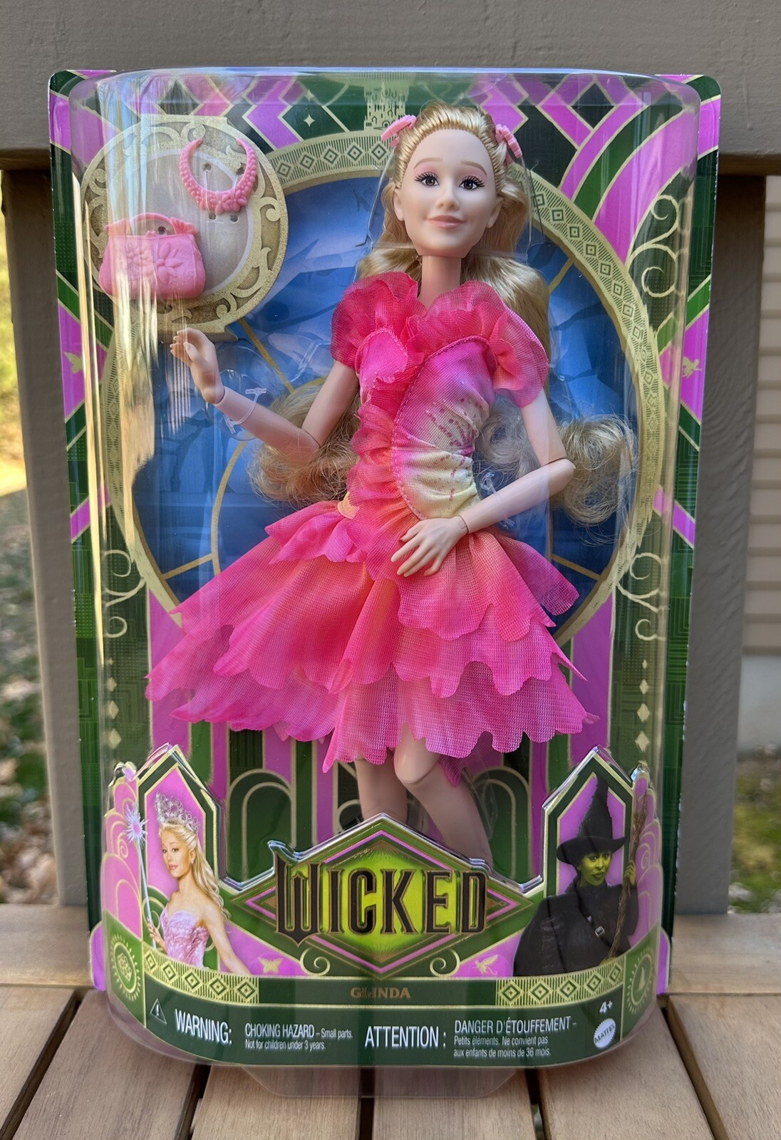 Mattel Barbie Wicked Movie Glinda Fashion Doll – WICKED.COM MISPRINT BRAND NEW