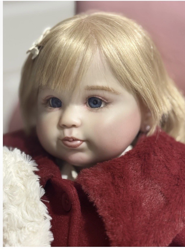 EMMELINE REBORN DOLL, 28” Authentic By Ping Lau With COA For Irreversible, Inc