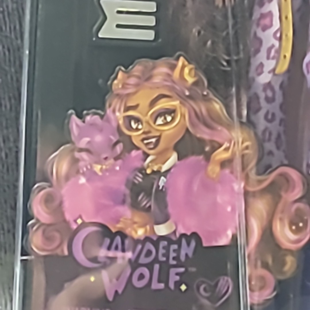 Monster High Clawdeen Wolf Doll With Accessories/ Pet Crescent New
