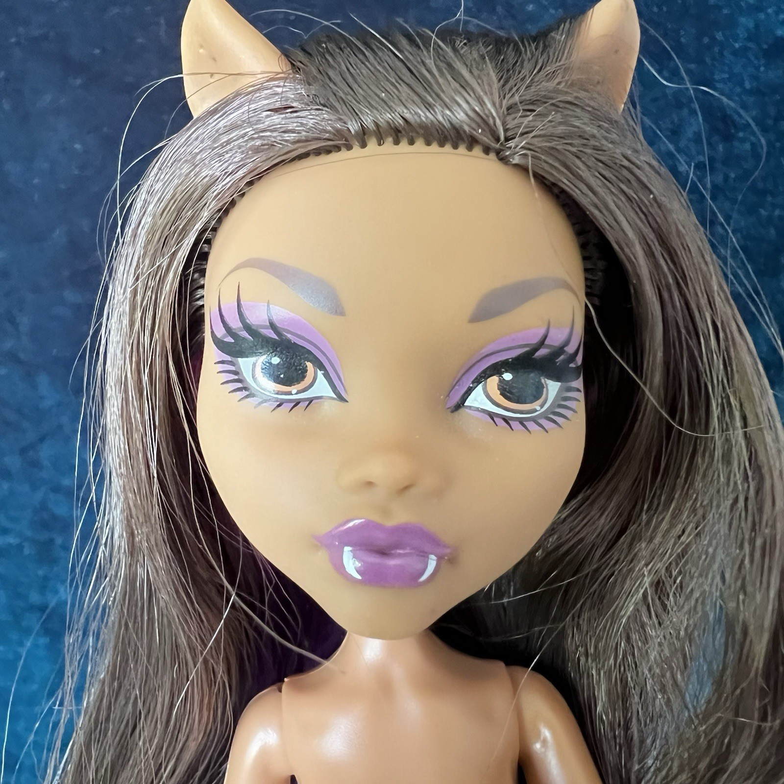 Monster High Clawdeen Wolf Doll Schools Out Nude Black Elastic TLC