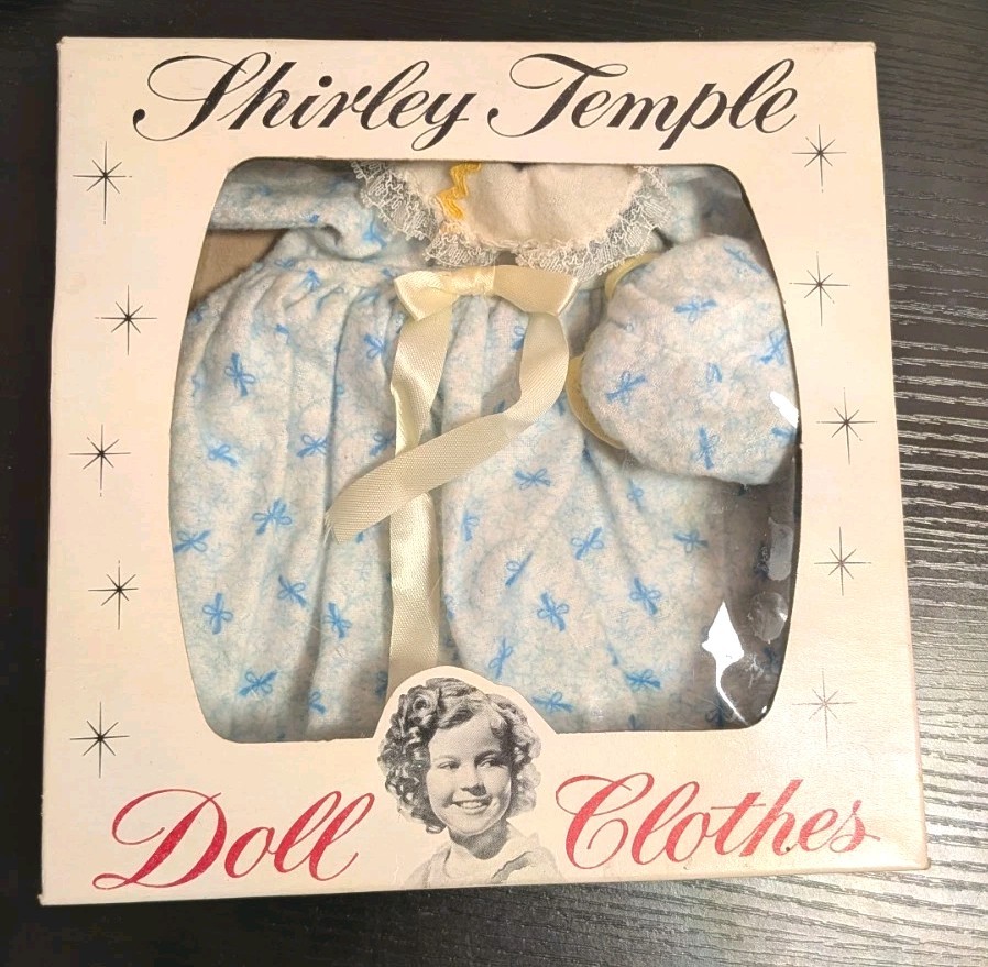 Ideal Shirley Temple Outfit 12″ Rare Blue Pajamas
