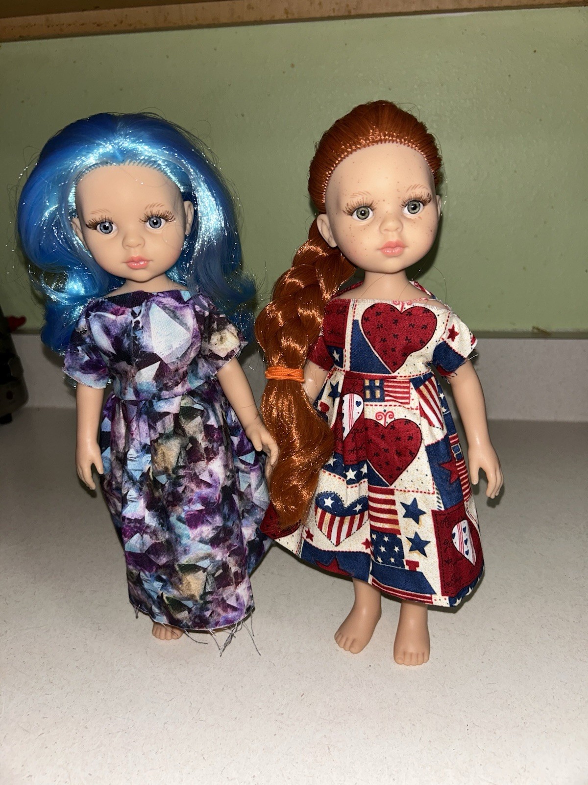 Paola Reina Amigas Doll Lot Blue Hair And Red 32 cm./12.5 in. with Vanilla Scent