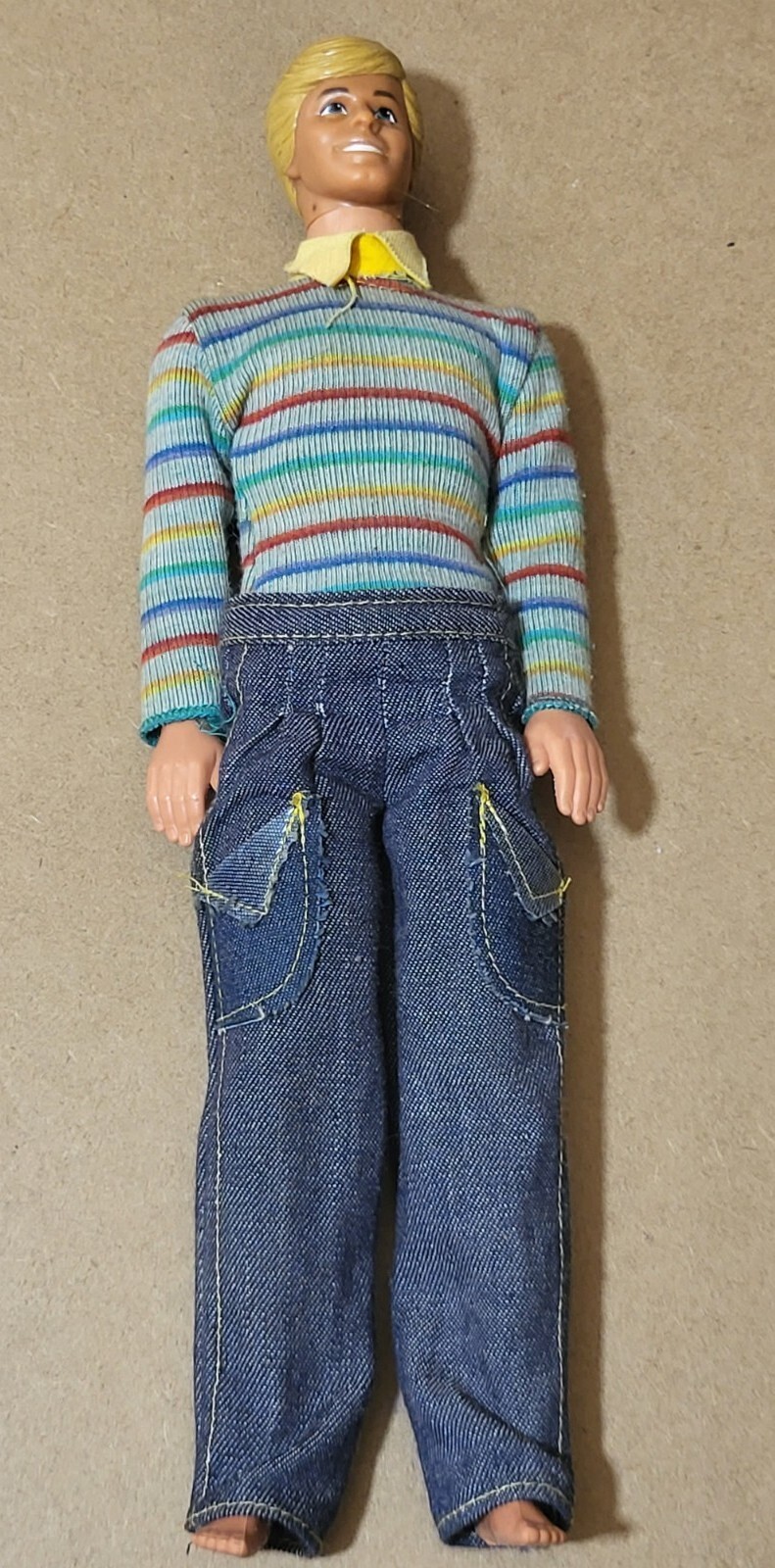 Vintage 1985 Mattel Barbie Tropical Ken Doll? Redressed Handmade Clothes C196