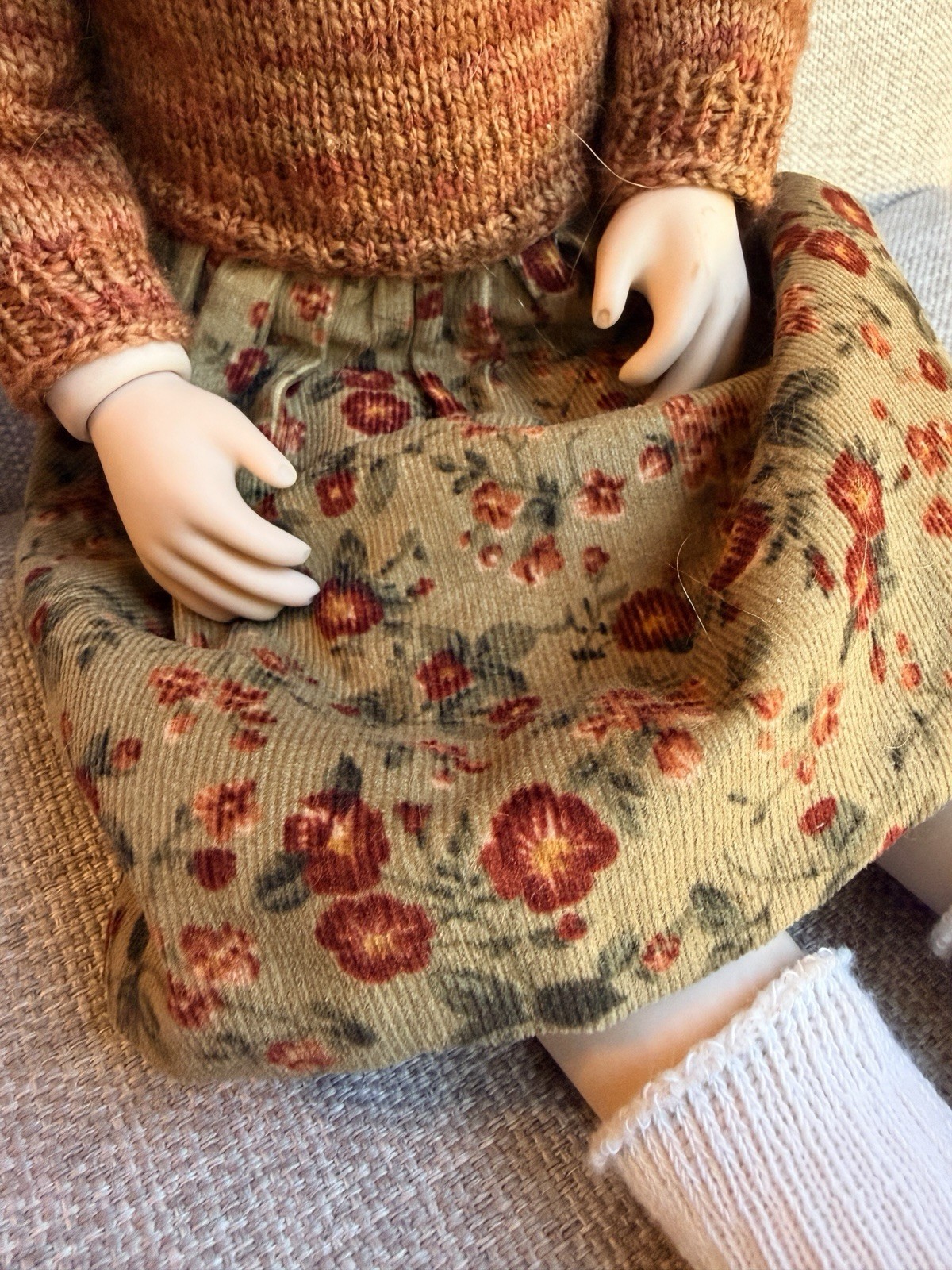 Lynne & Michael Roche Doll “Small Emily” 16″ Porcelain & Wood 126