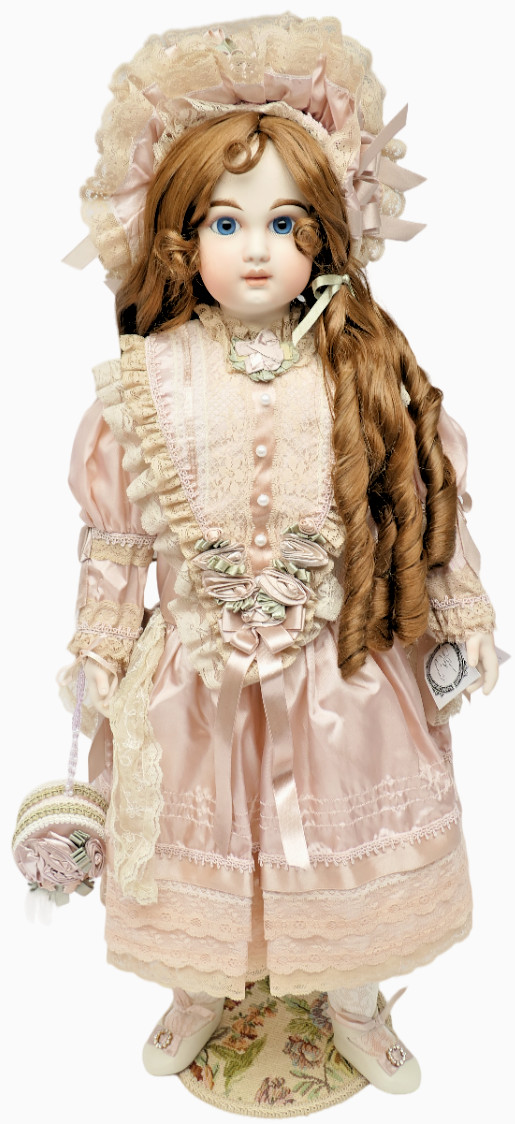 RARE ’03 Mary Benner 30″ Reproduction Tete Jumeau Porcelain Doll VALERIE 131/400