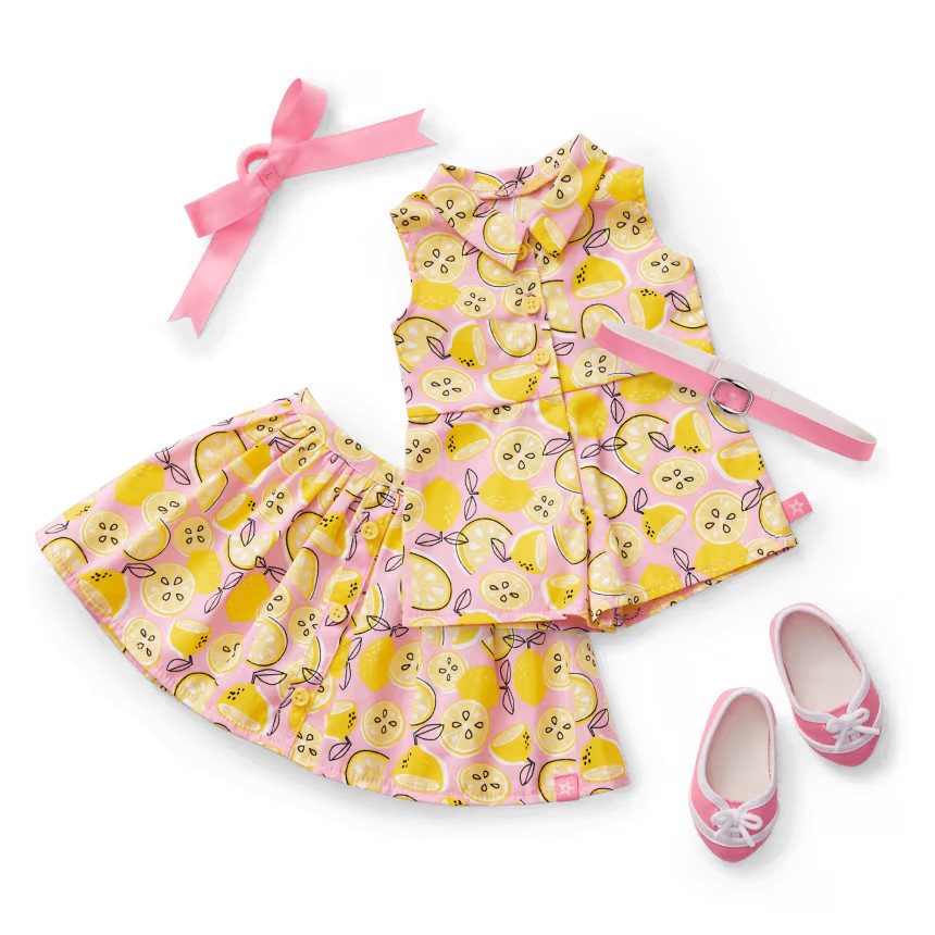 AMERICAN GIRL MARYELLEN 2-in-1 OUTFIT FOR 18″ DOLLS NIB (no doll) SKIRT / ROMPER