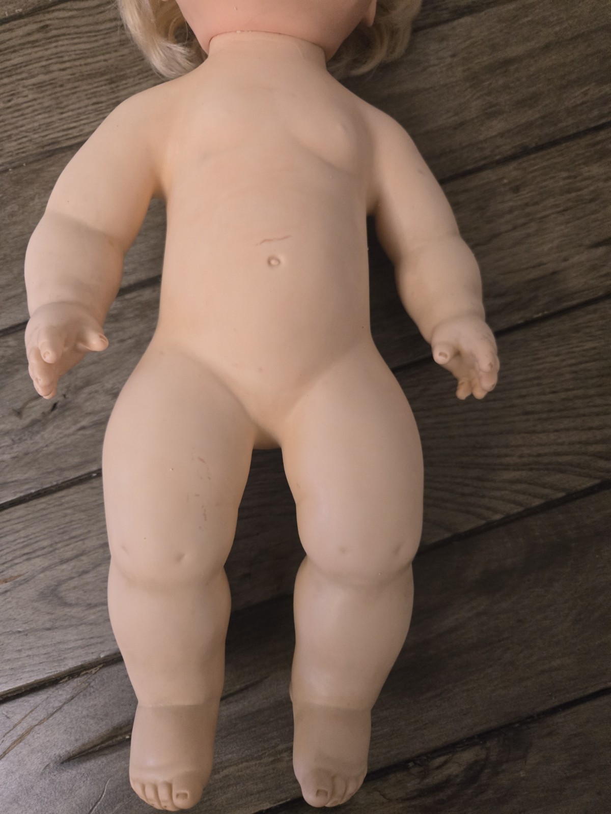 Vintage 1973 Kenner Original Baby Alive 16″ Vinyl Doll Blue Eyes NOT WORKING