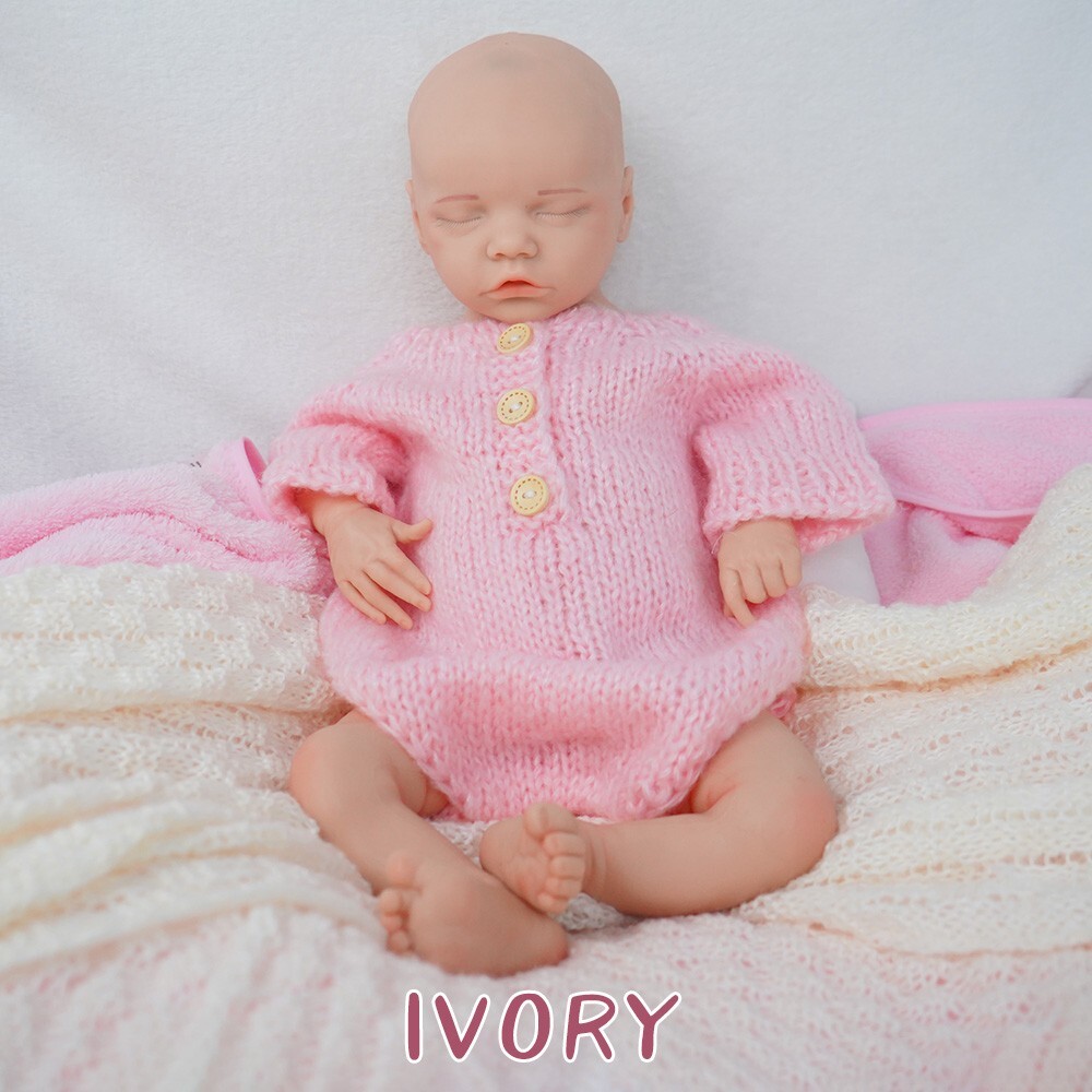 18.11” solid silicone doll silicone reborn doll silicone girl doll toys gifts