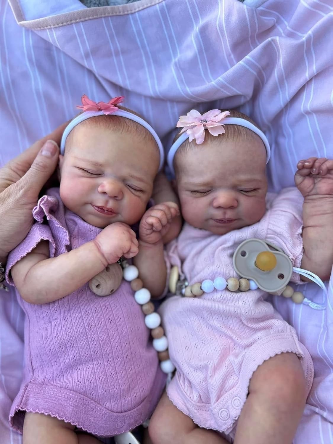 Newborn Reborn Twin Girl Dolls 18 Inch Realistic Farmhouse Style Inch Baby