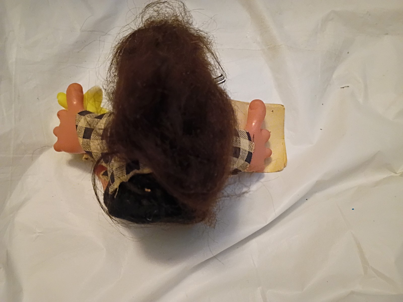 Vintage 1965 Tiny Tim Troll Doll Figure by Scandia House Tiptoe Thru The Tulips