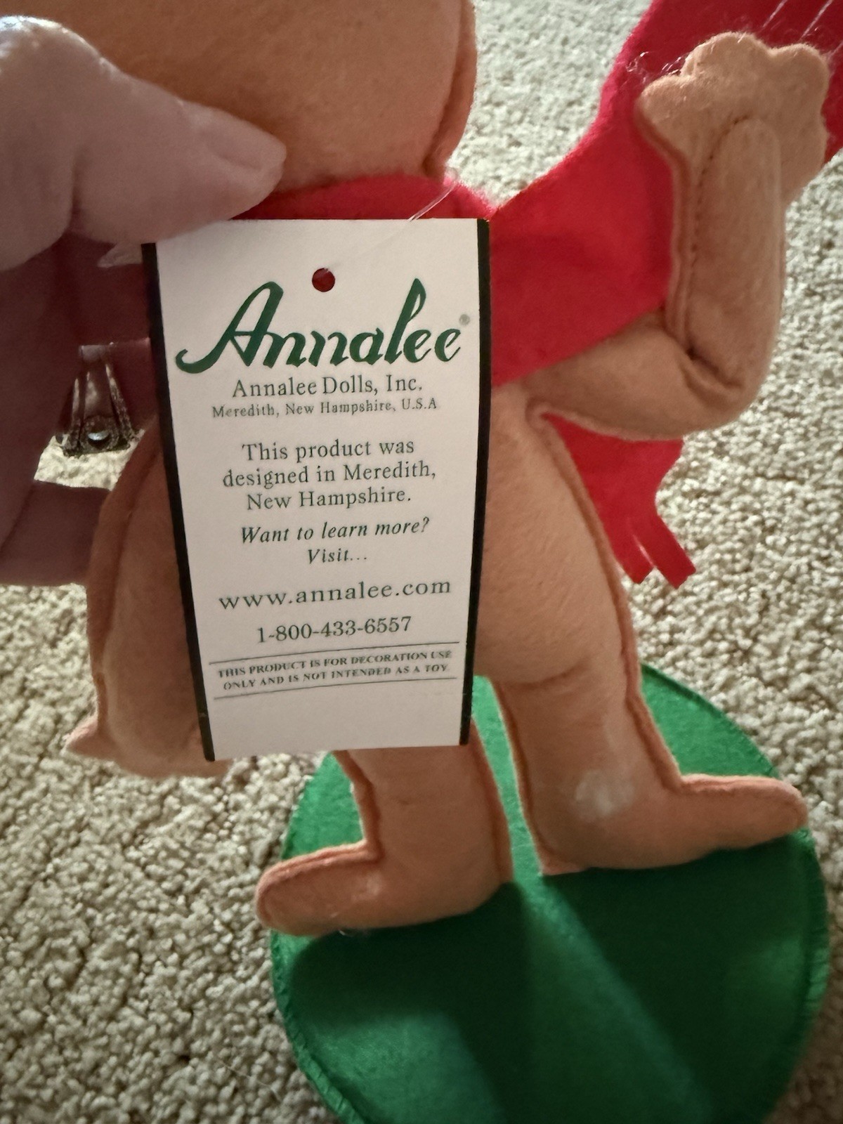 Annalee Ginger Bread Man Doll Figure B42
