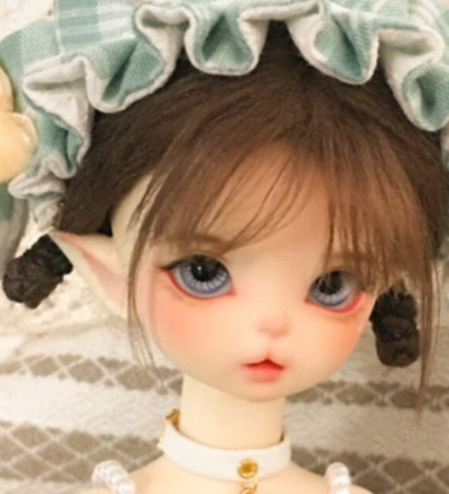 1/6 BJD Doll handmade resin DIY DFH Bibi -Free Face Make UP +Free Eyes