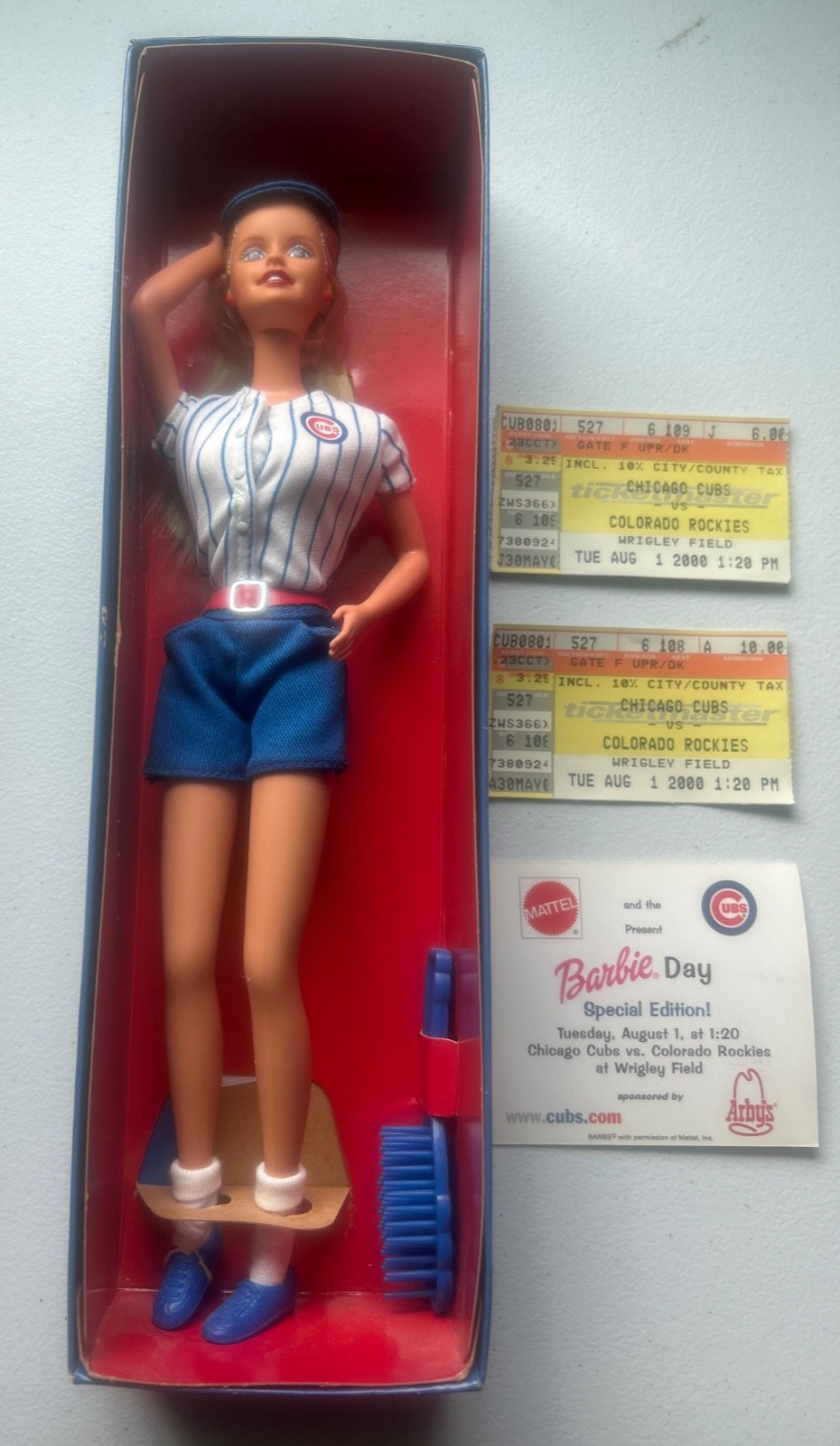 Special Edition Wrigley Field Home Of Chicago Cubs Welcomes Barbie 1999 With Box