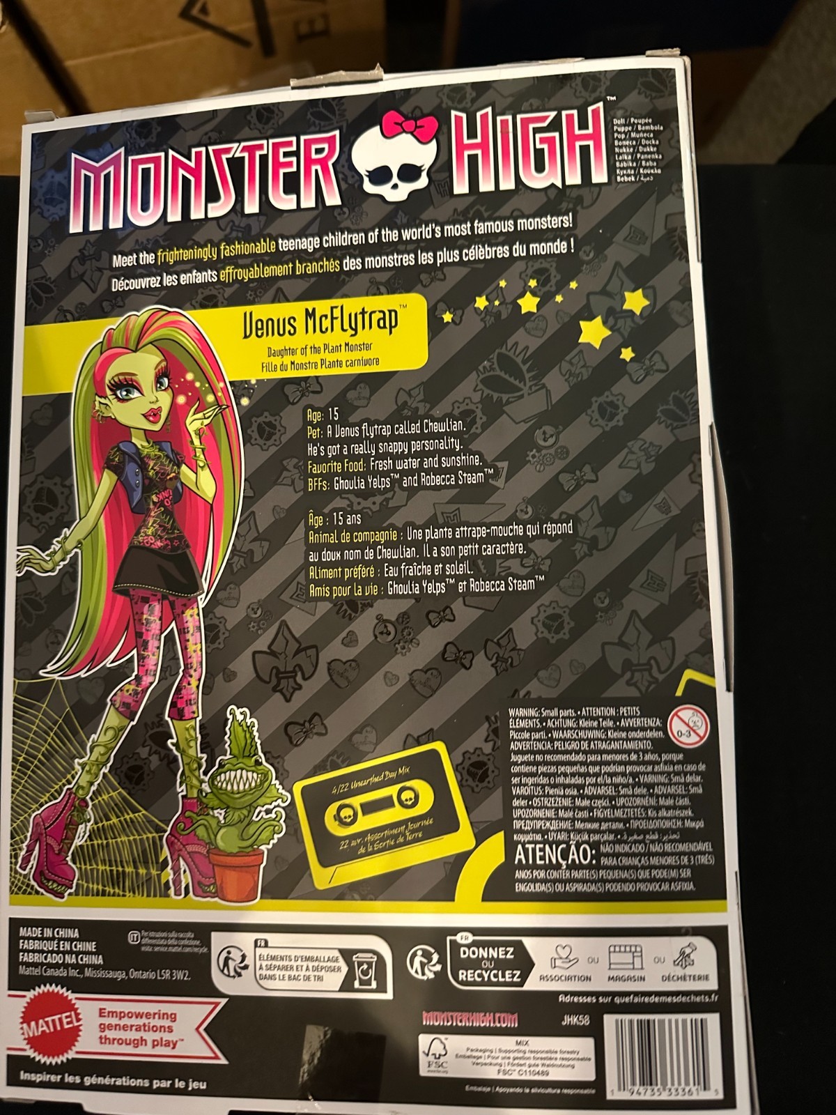 Mattel Monster High Venus McFlytrap Doll