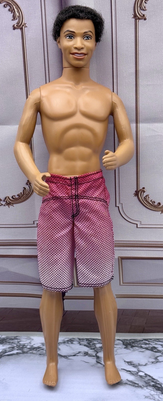 Vintage KEN doll African American Steven?Rooted Hair~1997 Mattel~Handsome!