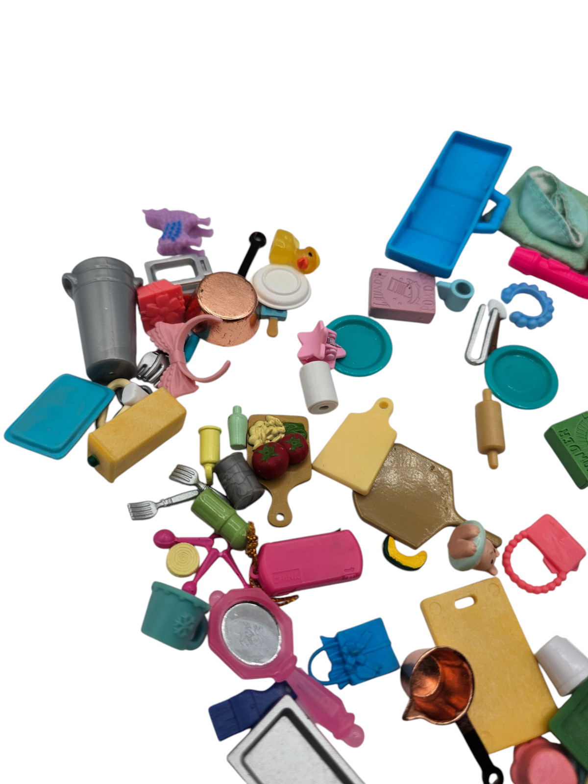Large mixed lot vintage miniature doll accessories Mattel Barbie Mostly Kitchen