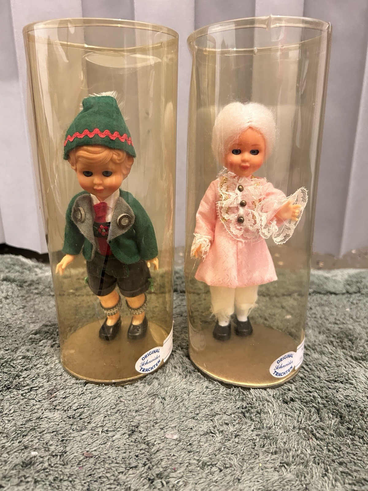 Vintage “Original Schneider Trachten” Austrian Souvenir Dolls