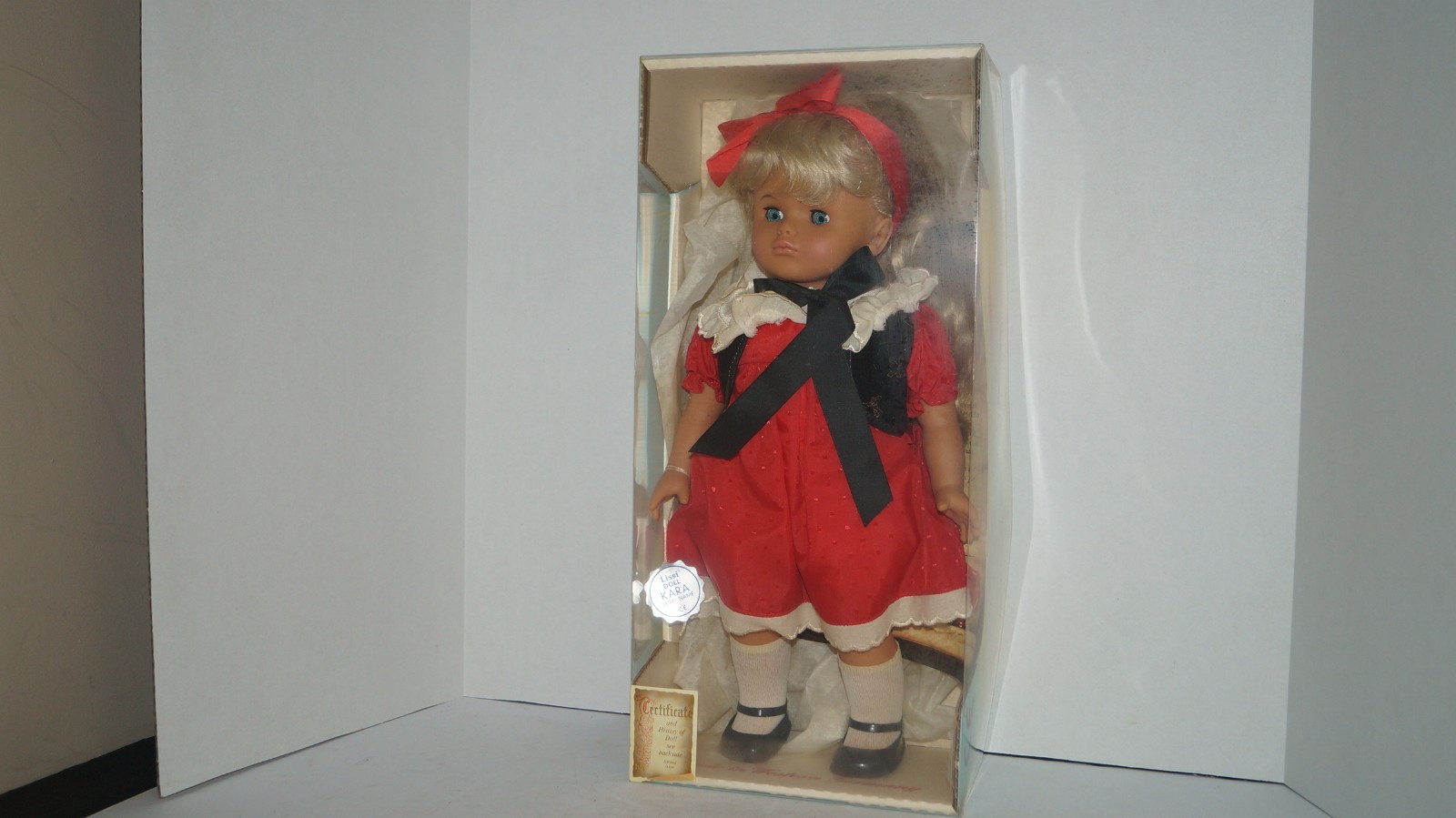 Vintage 1990 Limited Edition 17″ KARA LISSI DOLL Made in West Germany – NIB