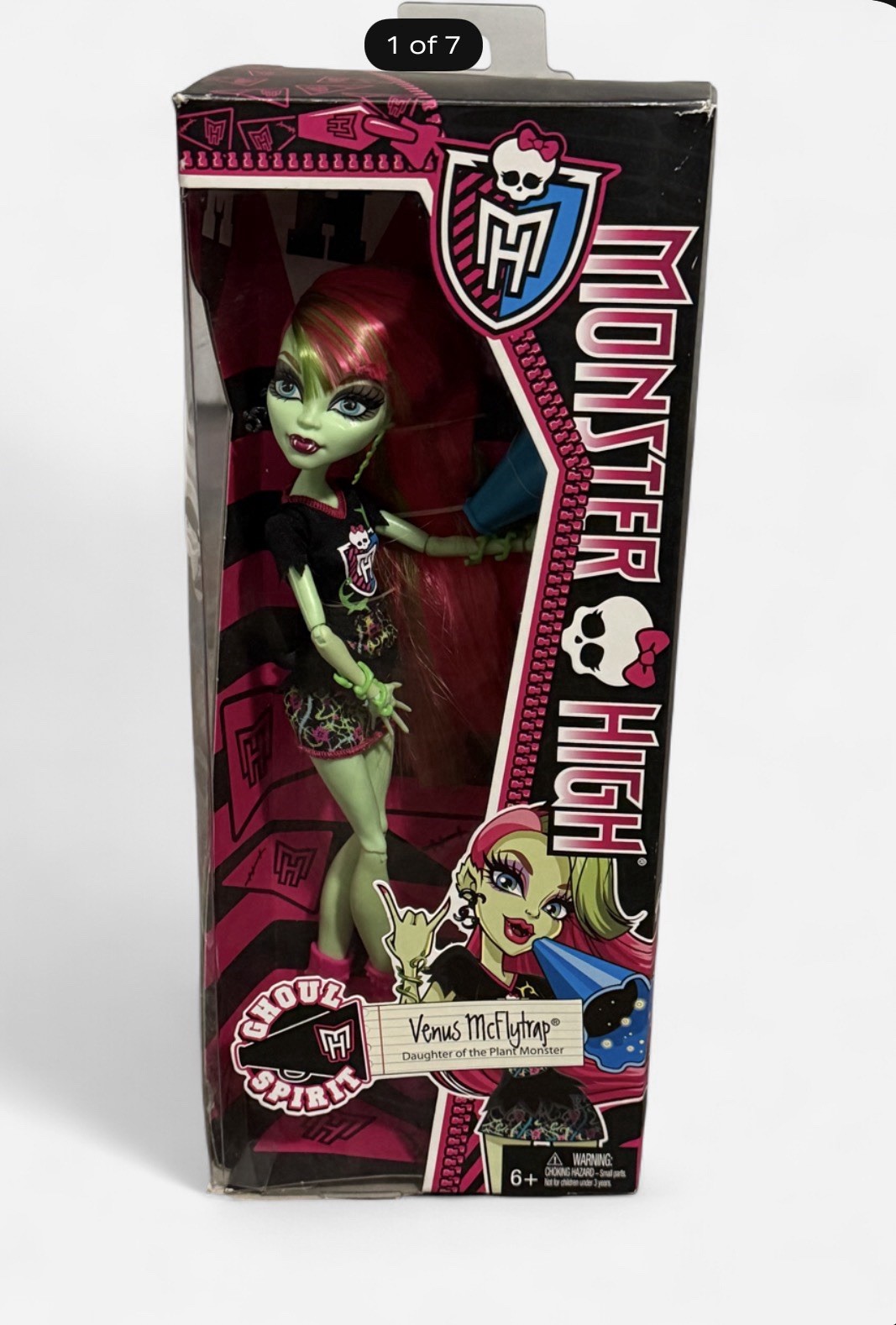 NEW IN BOX**2013 VINTAGE MONSTER HIGH DOLL VENUS MCFLYTRAP GHOUL SPIRIT SEALED
