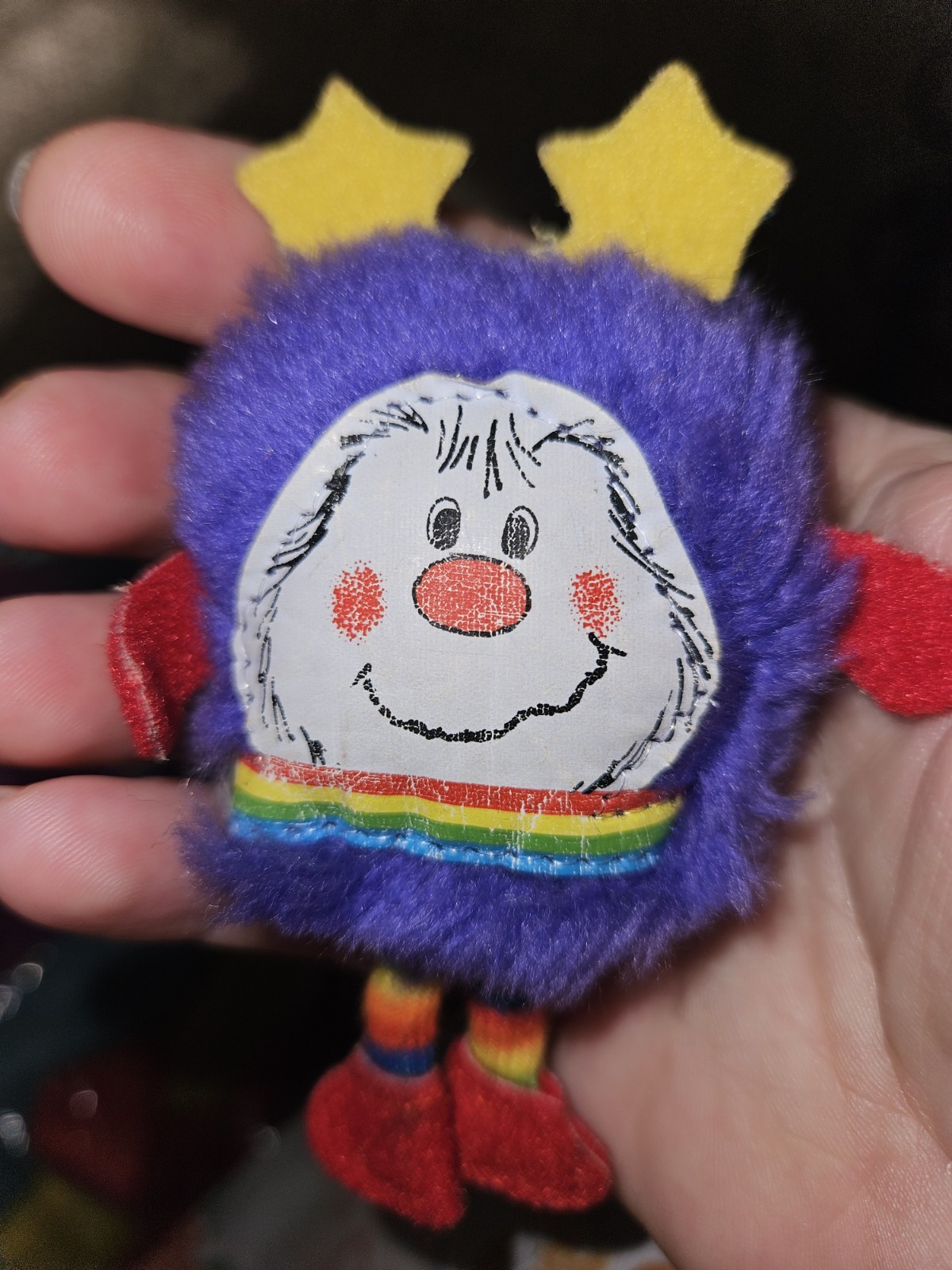 Rainbow Brite Buddy Blue Vintage Mini Sprite Hallmark Replacement 80s Toy Plush