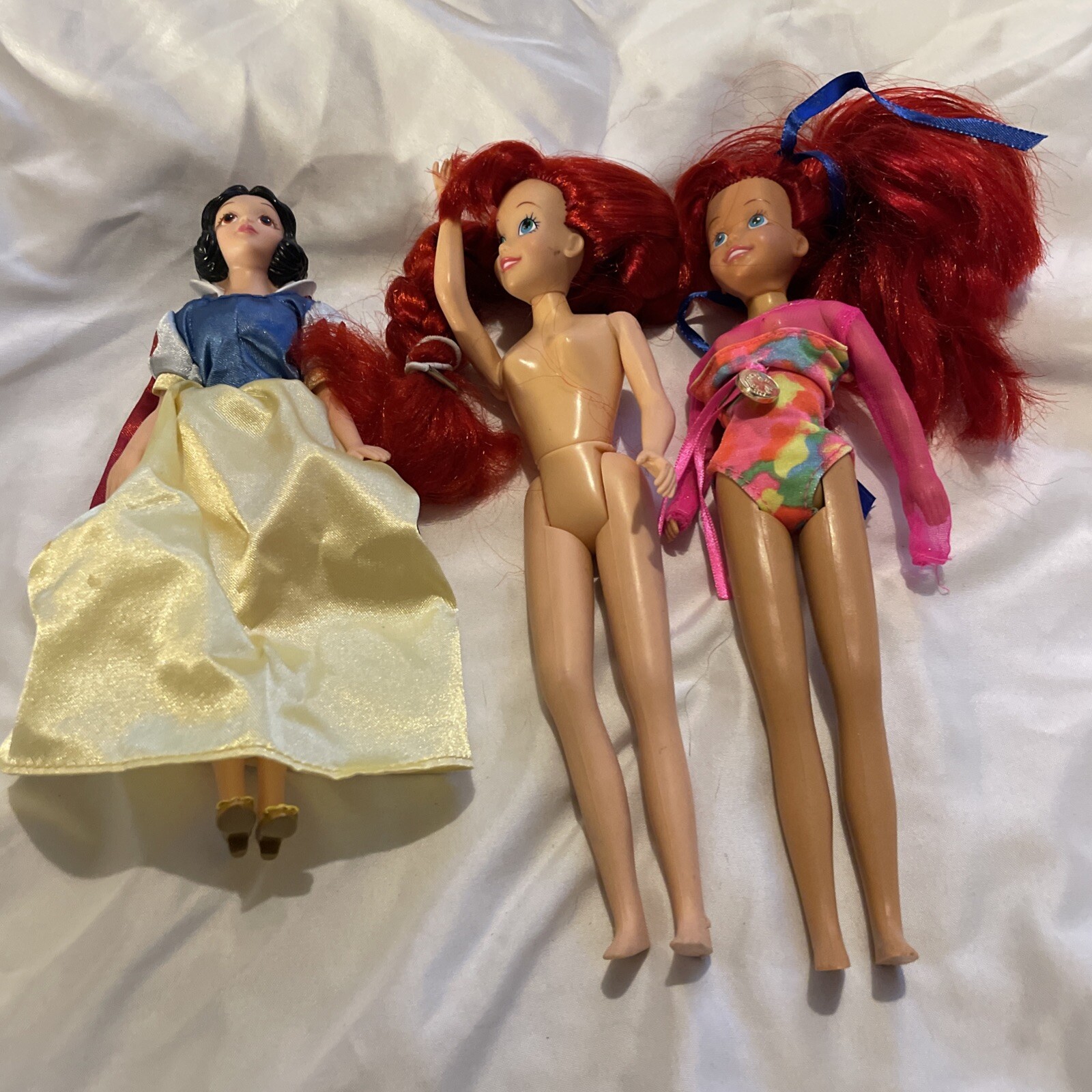 3 Dolls, 2 Disney Ariel’s & 1 Snow White Applause