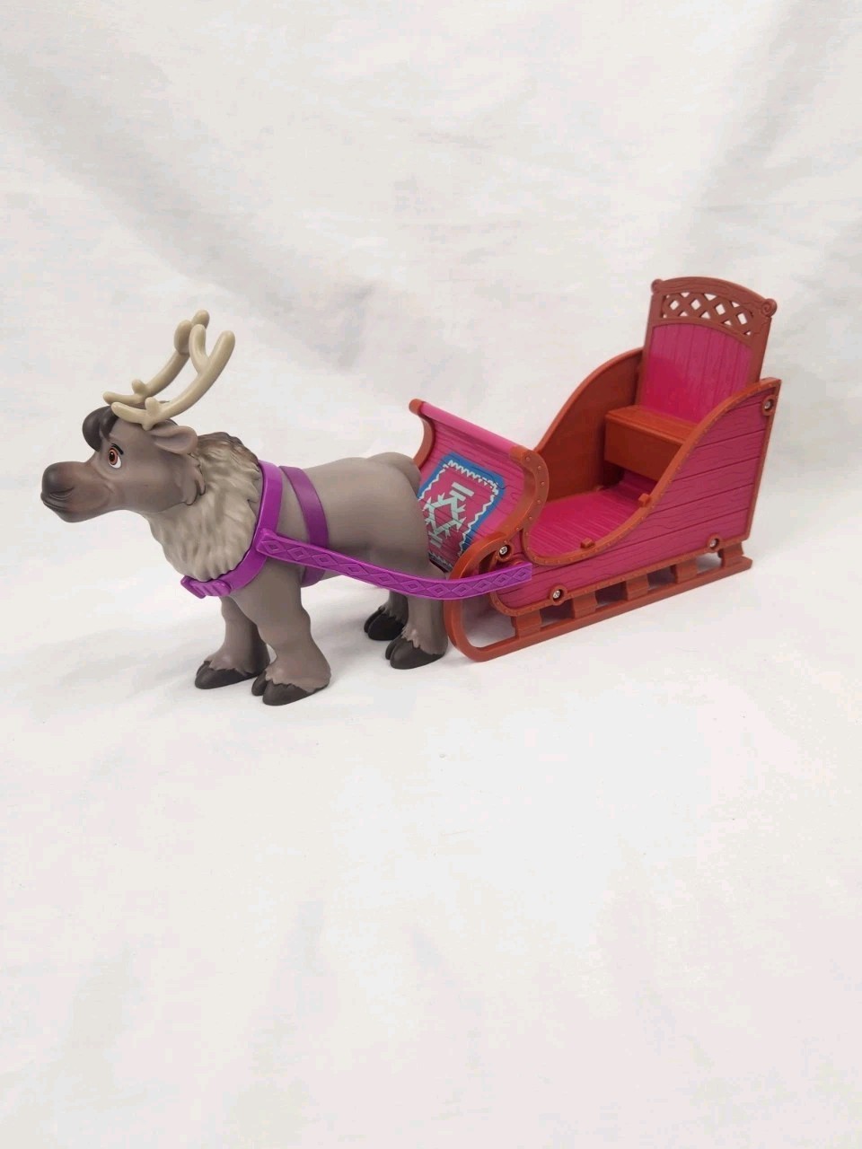 Disney Princess Petite Sleigh and Reindeer. Frozen II Jakks Pacific Sled 6.25″