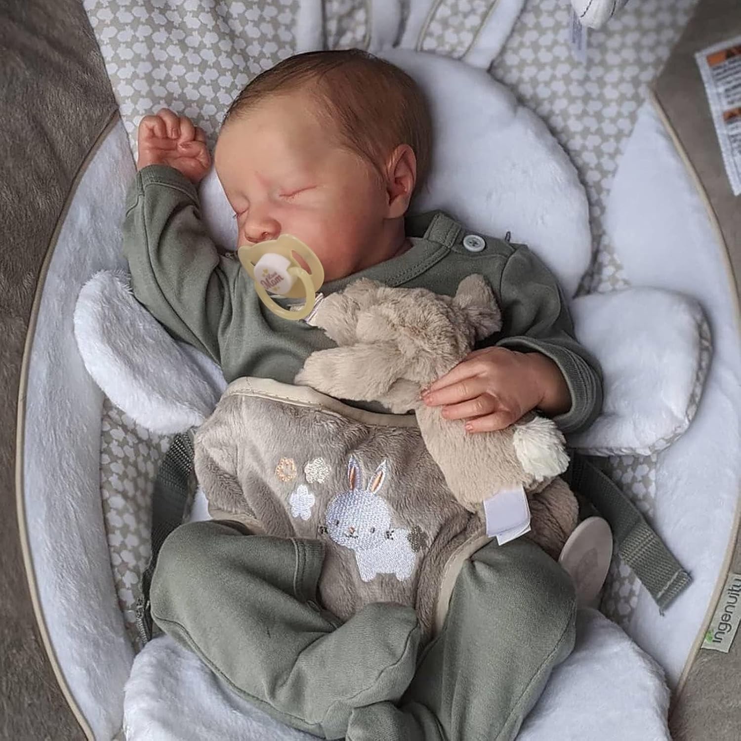 BABESIDE Lifelike Reborn Baby Dolls Boy – 17-Inch Soft Body Realistic-Newborn