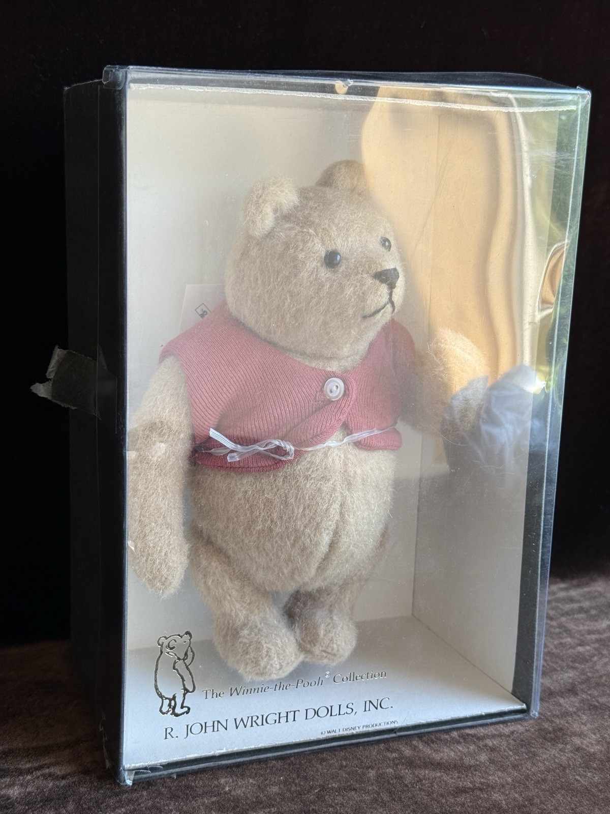 John Wright 8” Winnie the Pooh Cloth Felt Doll LE 2500