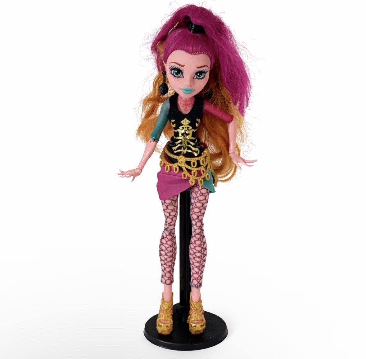 Monster High Scaremester Gigi Grant Doll Outfit Belt Earrings Notebook No Stand