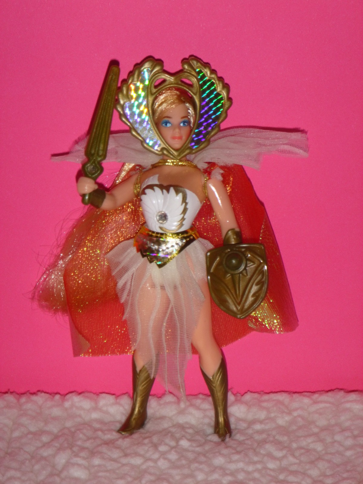 Vintage Princess Of Power ~ SHE-RA doll + sword & shield ~ 1984 1985 Mattel