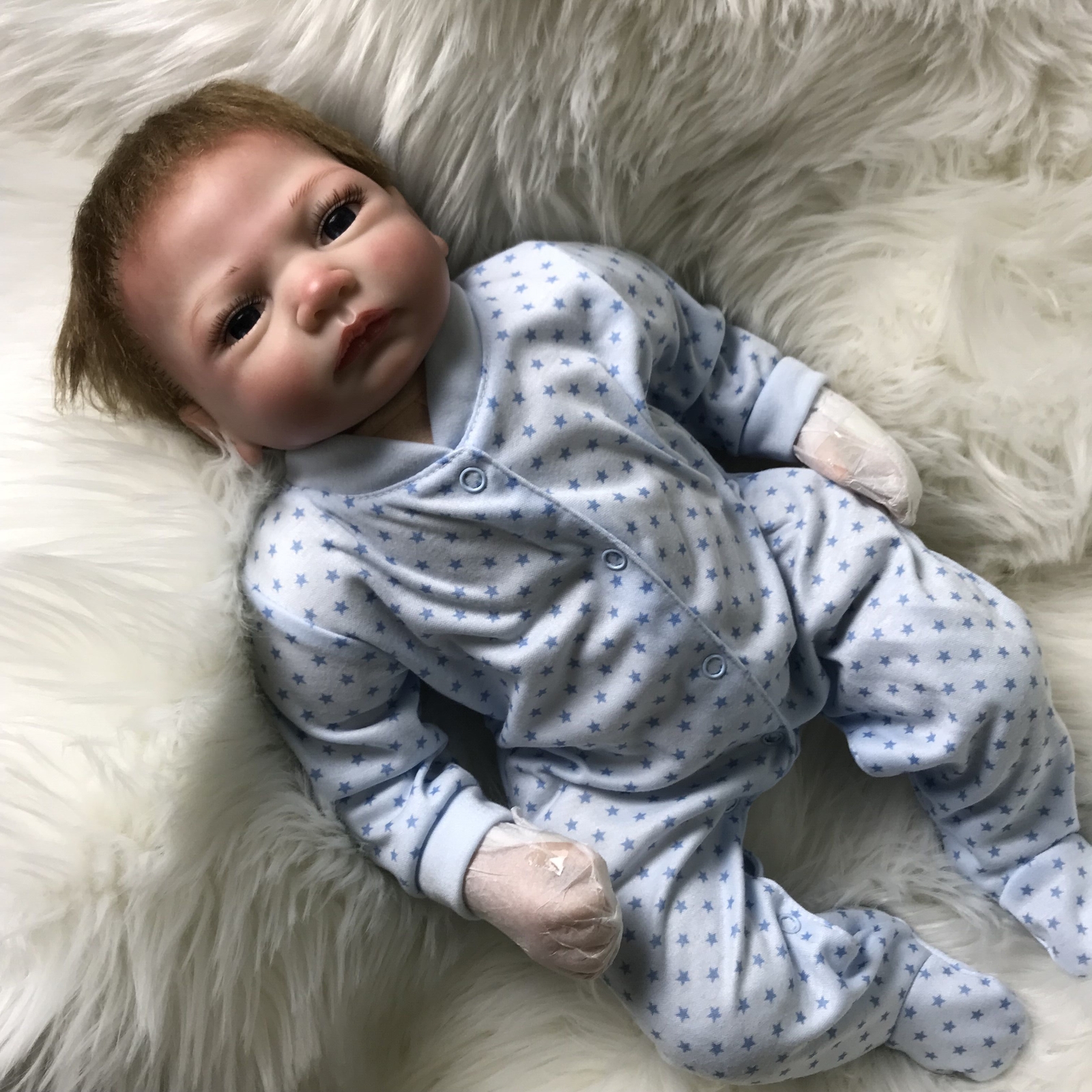 22″ Realistic Reborn Baby Dolls Boy Doll Vinyl Silicone Lifelike Newborn Gift